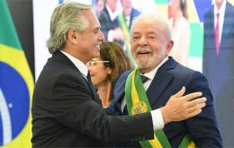 “The dream came true,” Fernández told Lula on social media