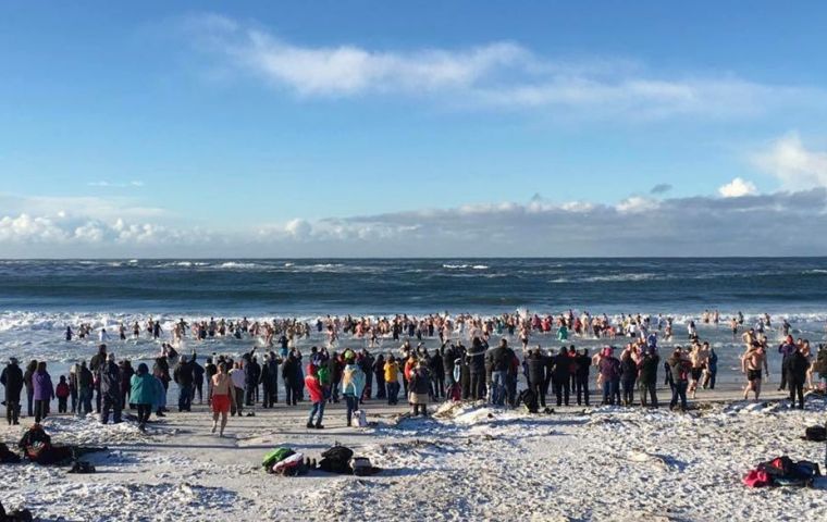 Previous mid winter swims have been a great success