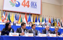 The idea is for a strong statement from OAS in support of Argentina in its ongoing litigation