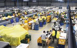 Manufactured goods such as garments and auto parts are the main export items, followed by aluminum products, herbicides and fertilizers