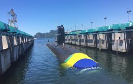 The Brazilian submarines are bigger than the original French Scorpene model from which they derive