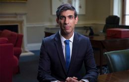Prime Minister Sunak addressing his message to the British people 